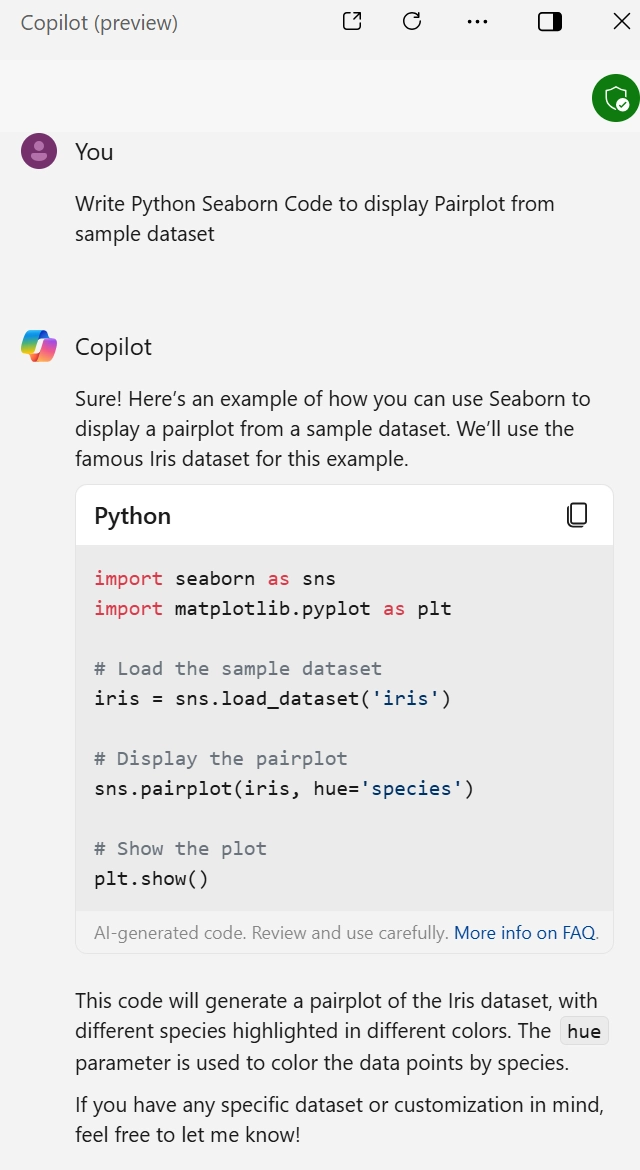 Copilot Seaborn