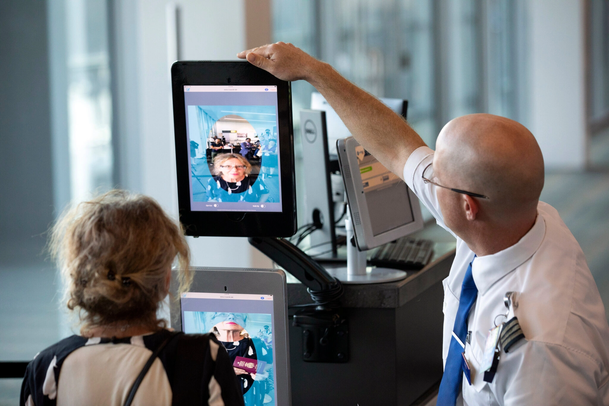 Face Recognition at Security Checkpoints